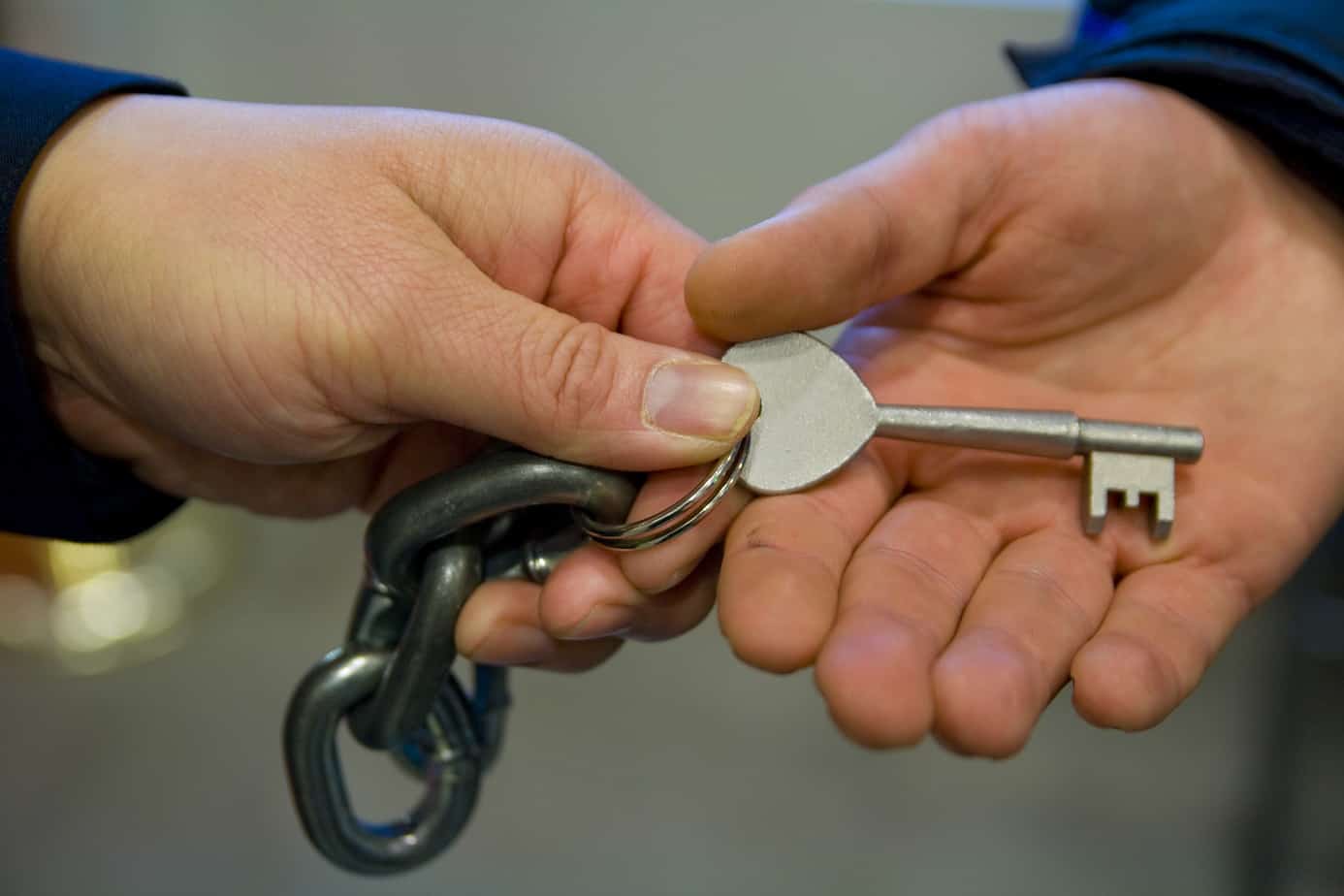 handing keys