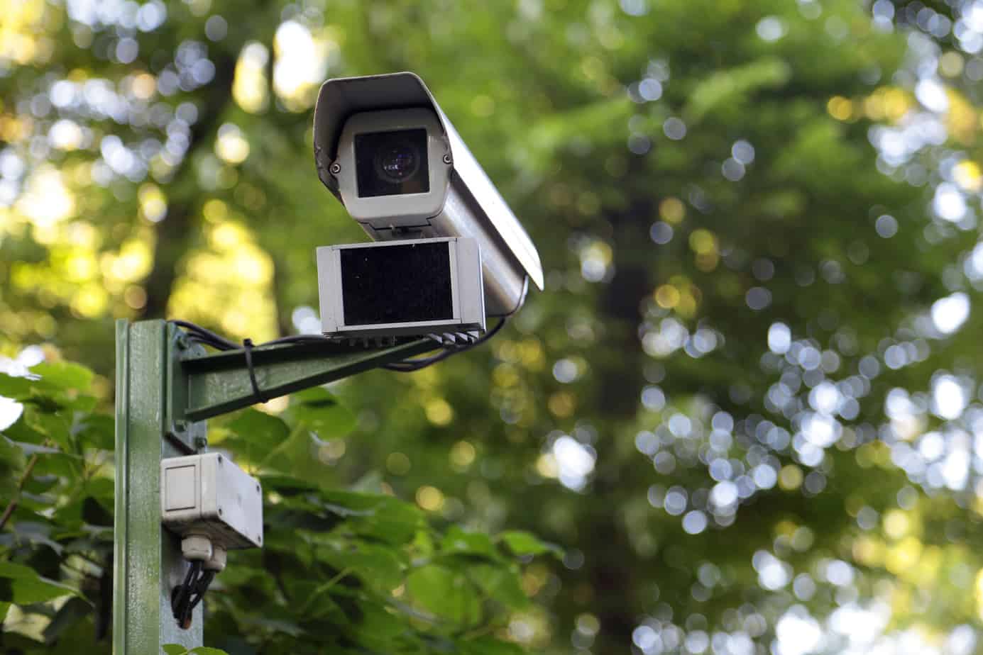 Security cam in park